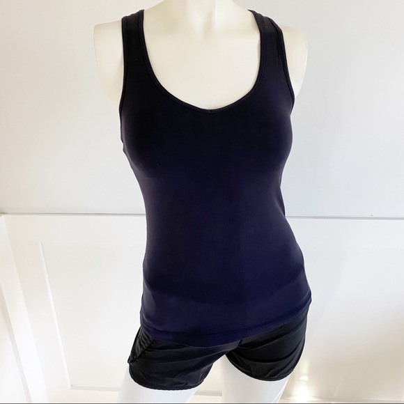 Lululemon Racerback Tank Navy 4 - Picture 2 of 5